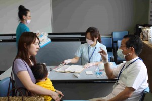 お口や歯に関しての相談も伺いました