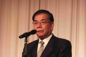石黒慶一山形県歯科医師会会長から新年のご挨拶をいただく
